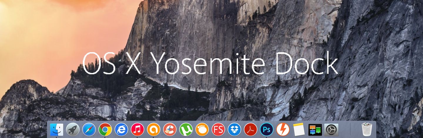 Mac Os Yosemite Dock For Windows
